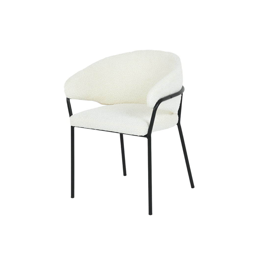 ELOISE Armchair Dining Room Chairs Boucle