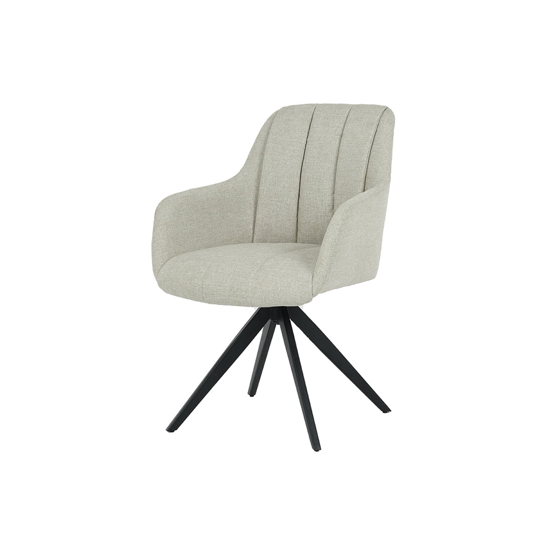 ISHA Green Tufted Chair With Spider Leg