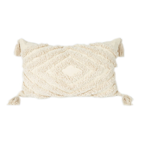 Beige Lumbar Pillow